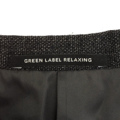 green label relaxing グリーンレーベルリラクシング 3122-127-1352 カノニコ生地 グレー ウール ミルド織無地 2B S/RV ジャケット トップス