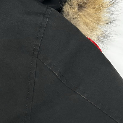 CANADA GOOSE カナダグース 国内正規 7967JL LABRADOR BOMBER/ラブラドールボンバー ブラック コヨーテファーフーデッドダウンジャケット ジャケット