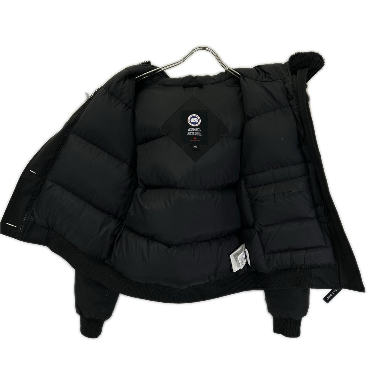CANADA GOOSE カナダグース 国内正規 7967JL LABRADOR BOMBER/ラブラドールボンバー ブラック コヨーテファーフーデッドダウンジャケット ジャケット