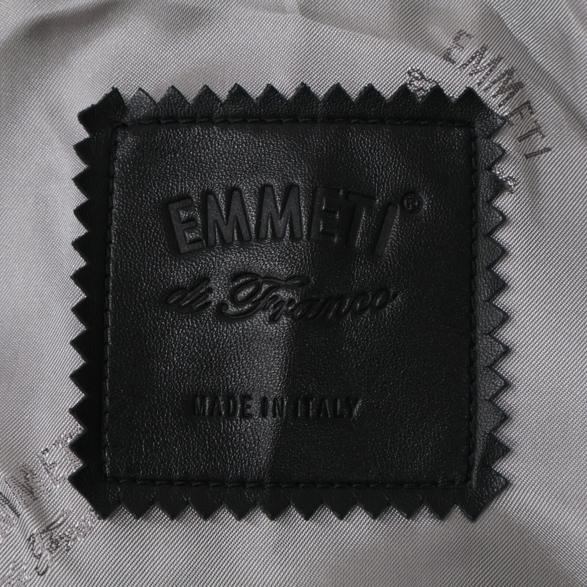 EMMETI エンメティー 【美品/国内正規】B.R.SHOP別注 GABRIELE ガブリエル ナッパリラマット ラムスキン ダブルライダースジャケット ジャケット