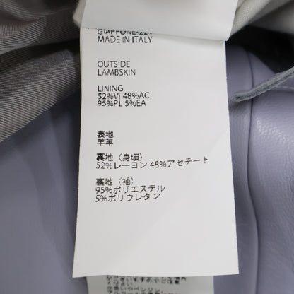 EMMETI エンメティー 【美品/国内正規】B.R.SHOP別注 GABRIELE ガブリエル ナッパリラマット ラムスキン ダブルライダースジャケット ジャケット