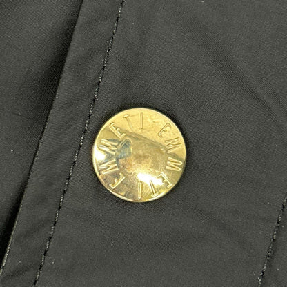 EMMETI エンメティー 菅原靴店別注 ARNO GOLD/アルノゴールド ブラック カジナイロン×ナッパシルクラムスキン スタジアムジャンパー ジャケット