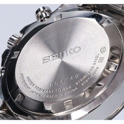 SEIKO セイコー 【美品】SBTR029 SPIRIT スピリット クロノグラフ デイト クオーツ 腕時計