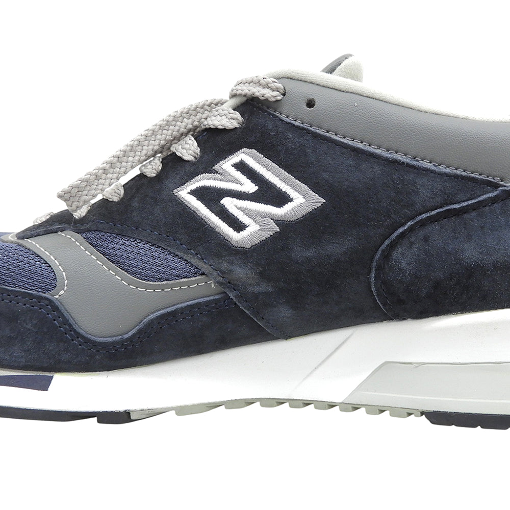 NEW BALANCE ニューバランス ピッグスキンスエード×メッシュ ローカット スニーカー シューズ ネイビー USA12 イングランド製 M1500PNV シューズ