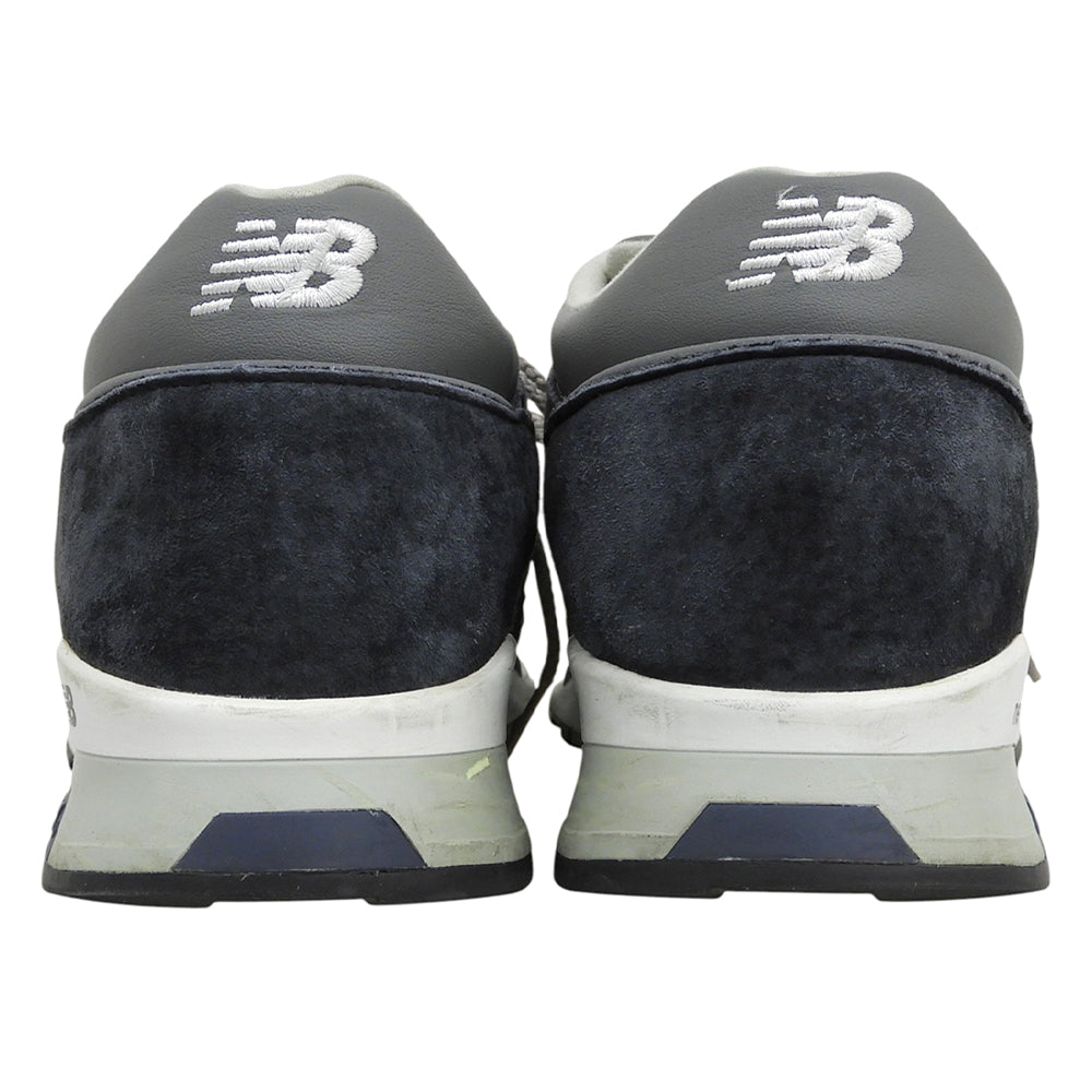 NEW BALANCE ニューバランス ピッグスキンスエード×メッシュ ローカット スニーカー シューズ ネイビー USA12 イングランド製 M1500PNV シューズ
