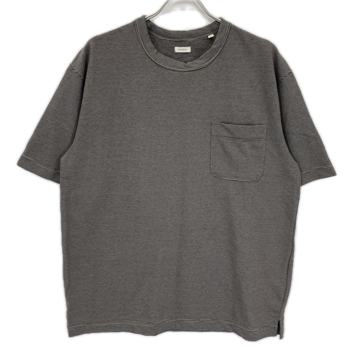 nanamica ナナミカ S25FH069 Micro Stripe Pocket Tee Tシャツ トップス