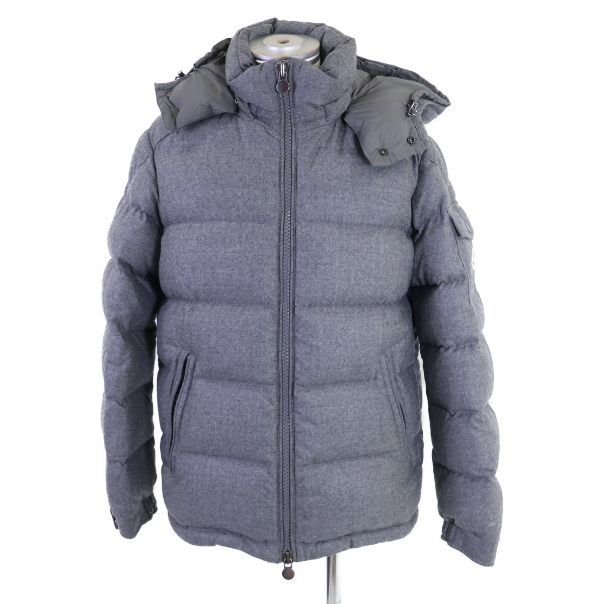 MONCLER モンクレール 【美品】MONTGENEVRE モンジュネーブル ウール フード付ダウンジャケット ジャケット