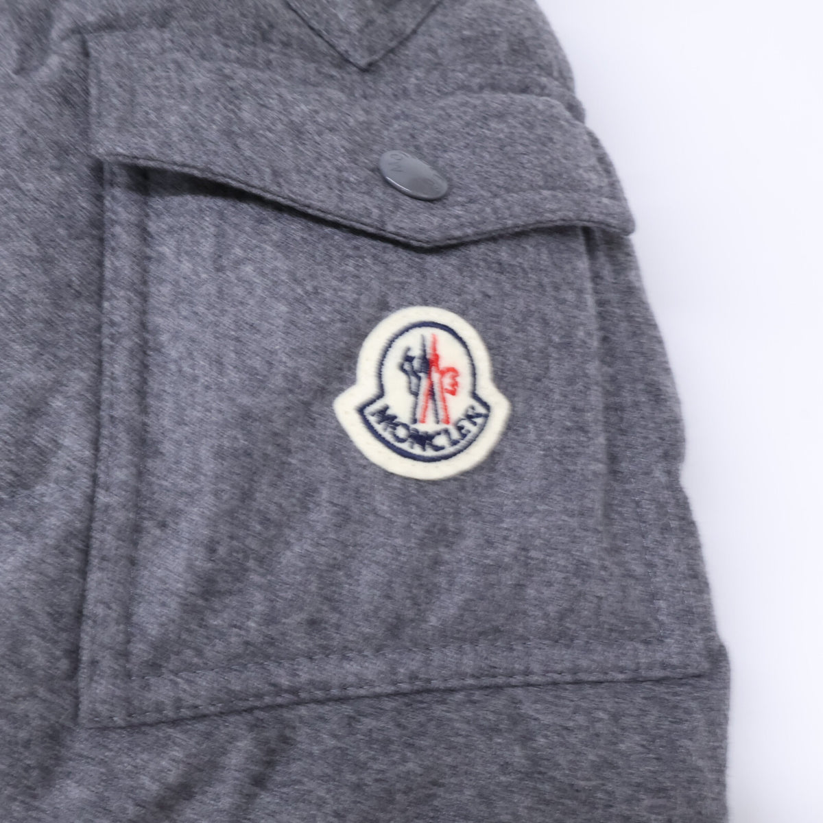 MONCLER モンクレール 【美品】MONTGENEVRE モンジュネーブル ウール フード付ダウンジャケット ジャケット