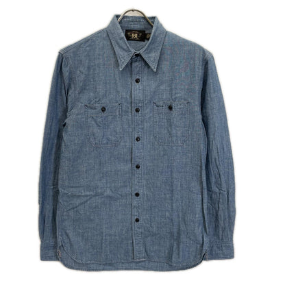 RRL ダブルアールエル インディゴ シャンブレーワークシャツ トップス