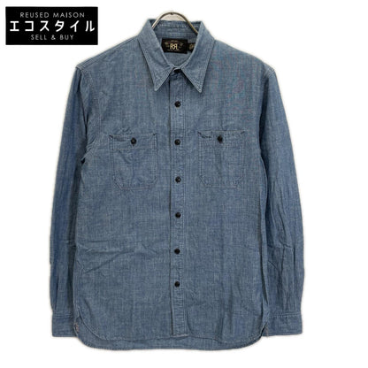 RRL ダブルアールエル インディゴ シャンブレーワークシャツ トップス