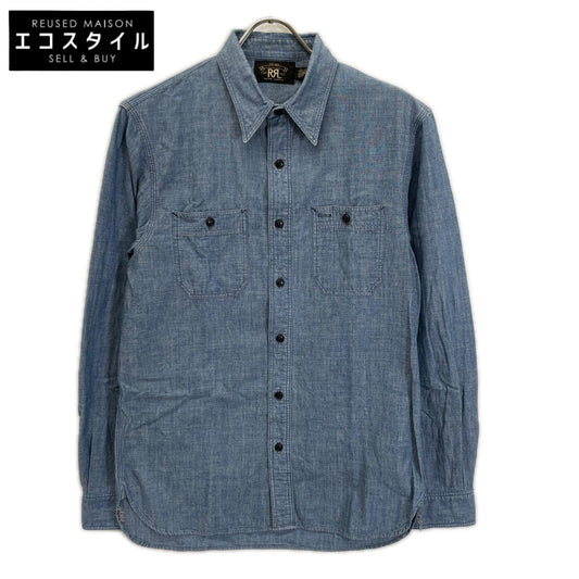 RRL ダブルアールエル インディゴ シャンブレーワークシャツ トップス