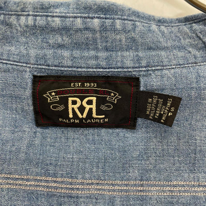 RRL ダブルアールエル インディゴ シャンブレーワークシャツ トップス