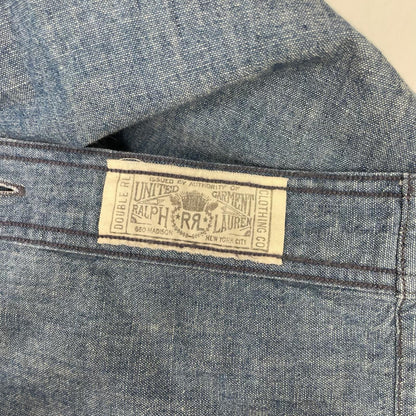 RRL ダブルアールエル インディゴ シャンブレーワークシャツ トップス