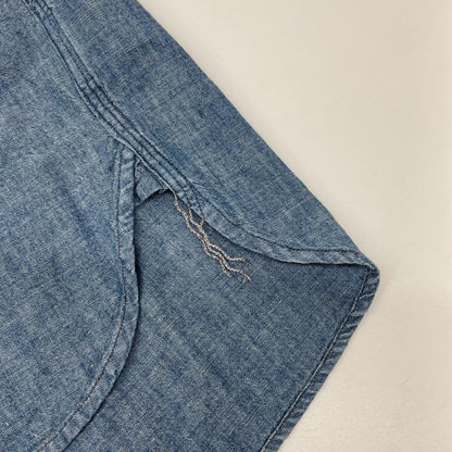 RRL ダブルアールエル インディゴ シャンブレーワークシャツ トップス