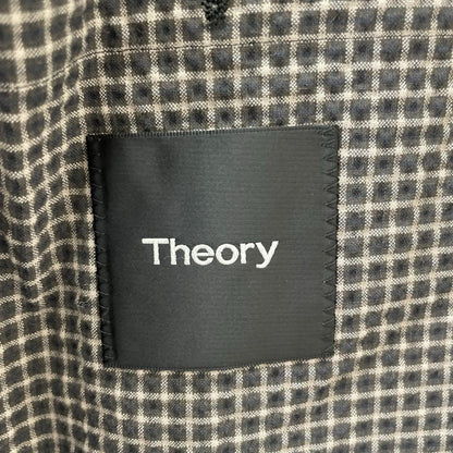 Theory セオリー 02-0304000/02-0306000 ブラウン シアサッカーチェックスーツセットアップ スーツ セットアップ