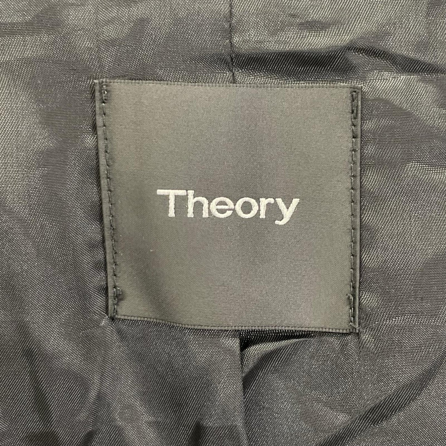 Theory セオリー 02-7305002 ブラック やぎ革 スエードジップアップジャケット ジャケット