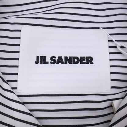 JILSANDER ジルサンダー 【新品同様/国内正規/26年製】J22DL0359 Lightweight Cotton Shirt ストライプ オープンカラー 長袖シャツ トップス