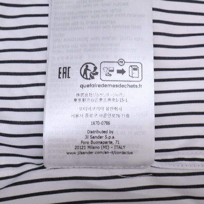 JILSANDER ジルサンダー 【新品同様/国内正規/26年製】J22DL0359 Lightweight Cotton Shirt ストライプ オープンカラー 長袖シャツ トップス