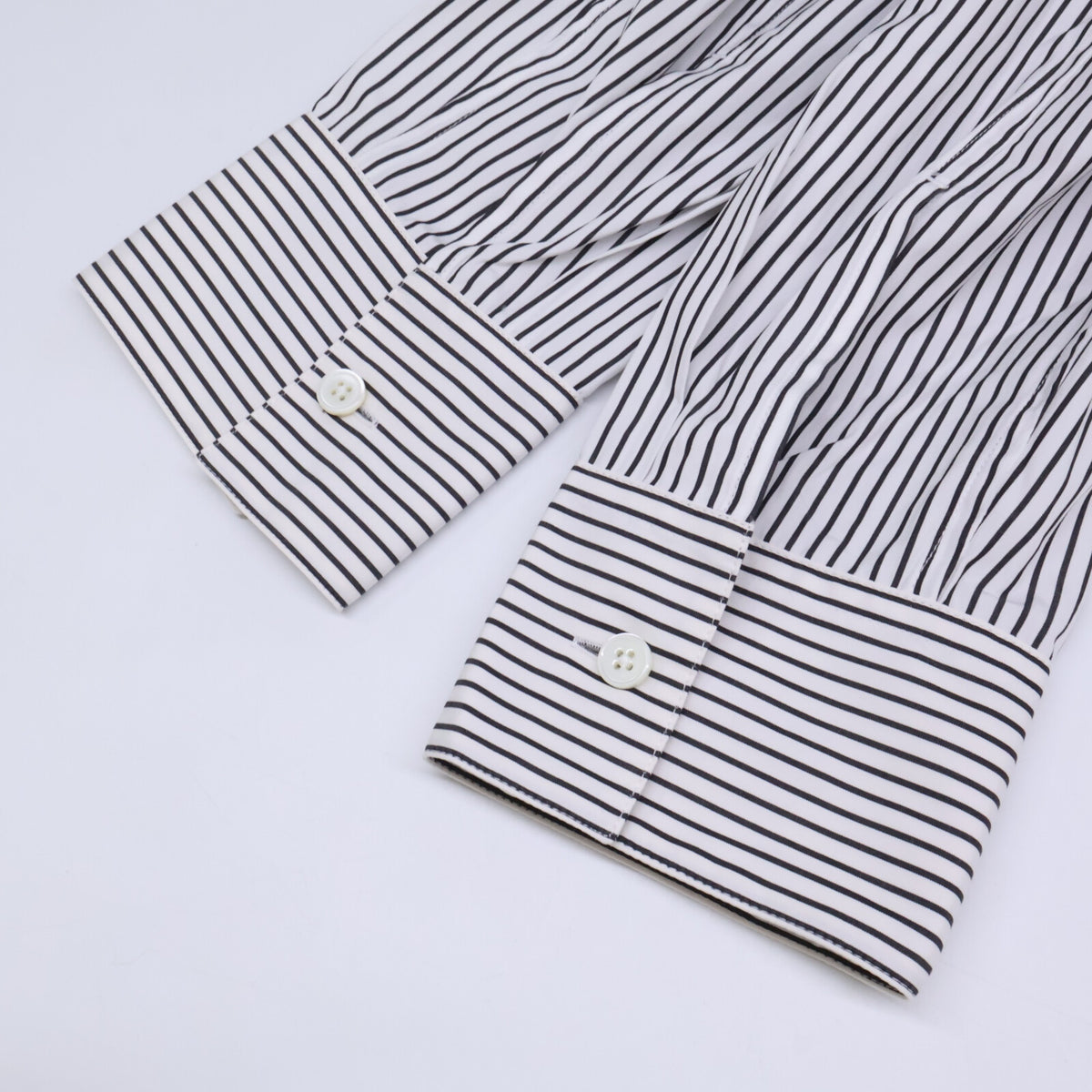 JILSANDER ジルサンダー 【新品同様/国内正規/26年製】J22DL0359 Lightweight Cotton Shirt ストライプ オープンカラー 長袖シャツ トップス