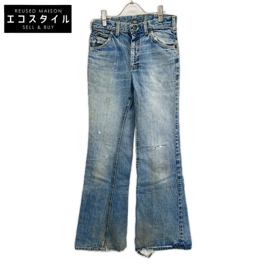 Lee リー 70~80's インディゴ 42TALONジッパー フレアデニムパンツ ボトムス