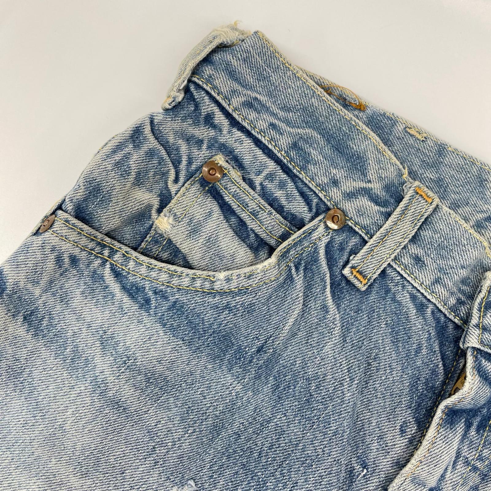Lee リー 70~80's インディゴ 42TALONジッパー フレアデニムパンツ ボトムス