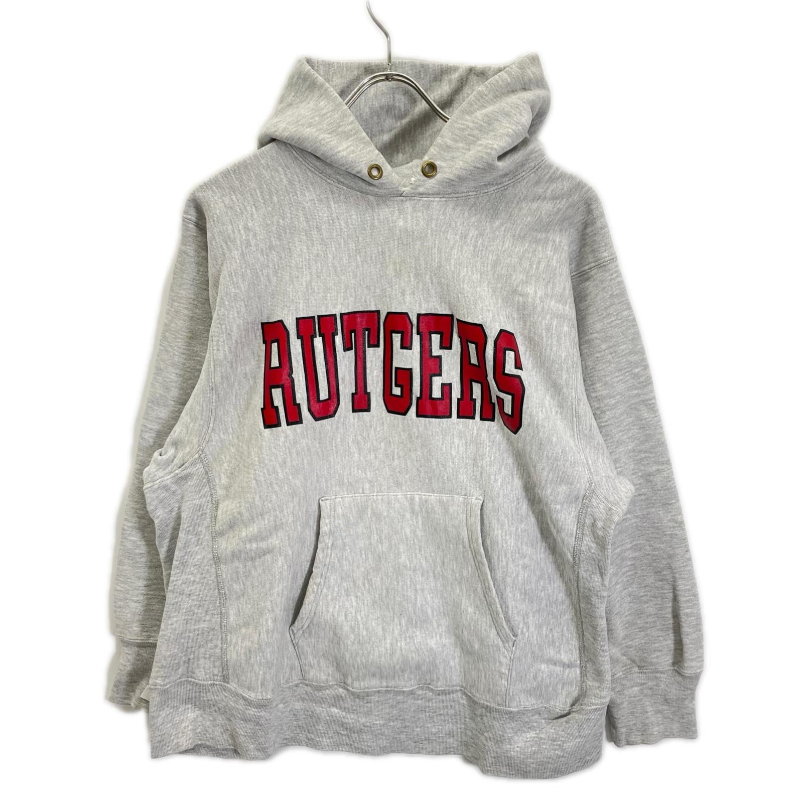 Champion チャンピオン 80's USA製 RUTGERS リバースウィーブスウェットパーカー トップス