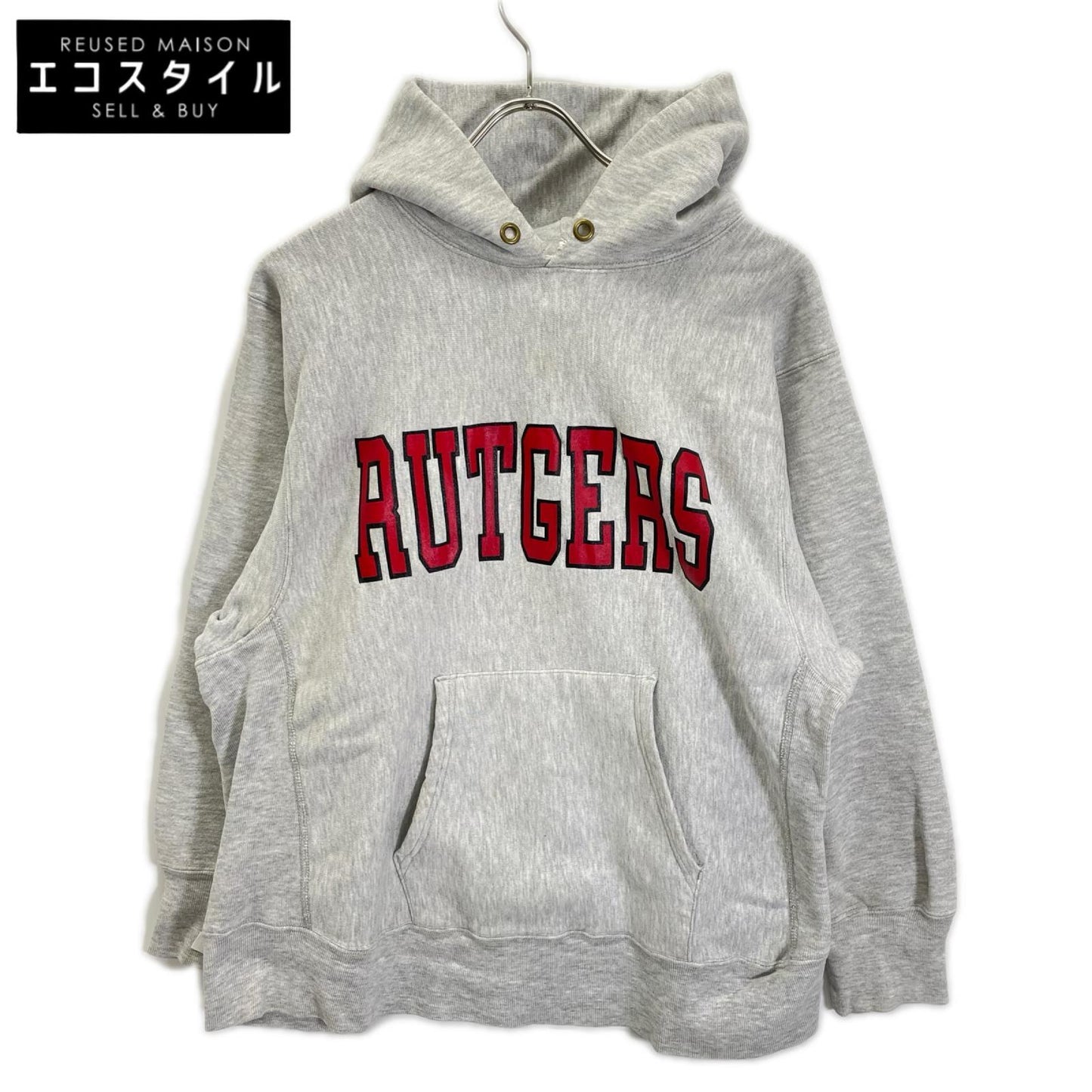 Champion チャンピオン 80's USA製 RUTGERS リバースウィーブスウェットパーカー トップス