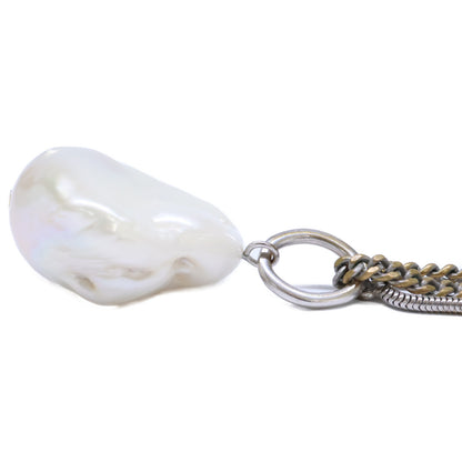Lautashi ラウタシー la_1005-22 バロックパール ロングチェーン ネックレス
