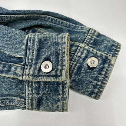 JIL SANDER+ ジルサンダープラス 25年製 J40DL0160 ロゴパッチ デニムオーバーシャツ/ジャケット ジャケット