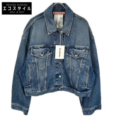 ACNE STUDIOS アクネ ストゥディオズ FN-WN-OUTW000514 リラックスクロップドフィット デニムジャケット ジャケット