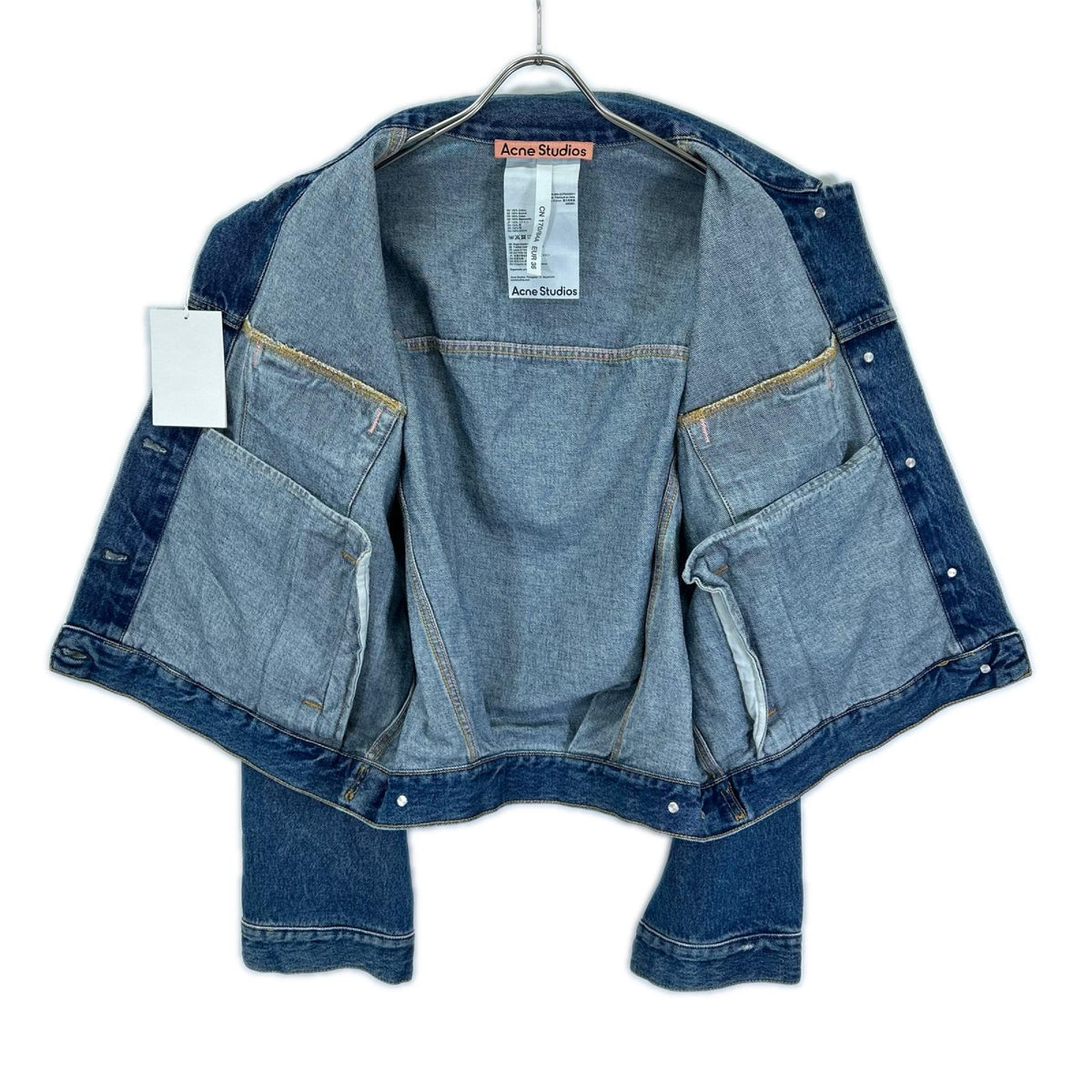 ACNE STUDIOS アクネ ストゥディオズ FN-WN-OUTW000514 リラックスクロップドフィット デニムジャケット ジャケット