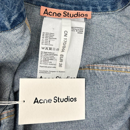 ACNE STUDIOS アクネ ストゥディオズ FN-WN-OUTW000514 リラックスクロップドフィット デニムジャケット ジャケット