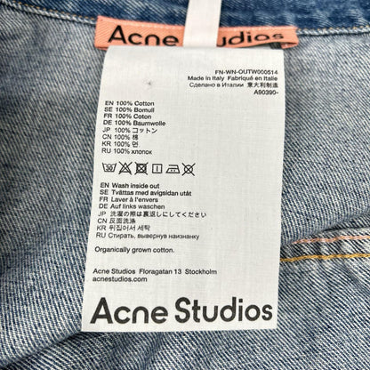ACNE STUDIOS アクネ ストゥディオズ FN-WN-OUTW000514 リラックスクロップドフィット デニムジャケット ジャケット