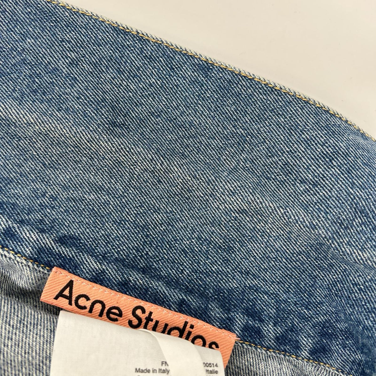 ACNE STUDIOS アクネ ストゥディオズ FN-WN-OUTW000514 リラックスクロップドフィット デニムジャケット ジャケット