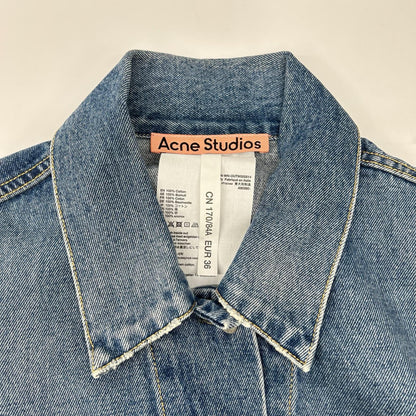 ACNE STUDIOS アクネ ストゥディオズ FN-WN-OUTW000514 リラックスクロップドフィット デニムジャケット ジャケット