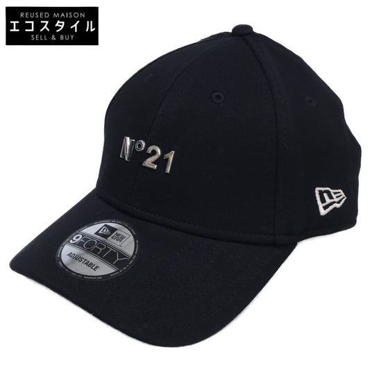 New Era ニューエラ x N°21 ヌメロヴェントゥーノ 【美品】9FORTY EASY SNAP メタルロゴ スナップバック キャップ 帽子