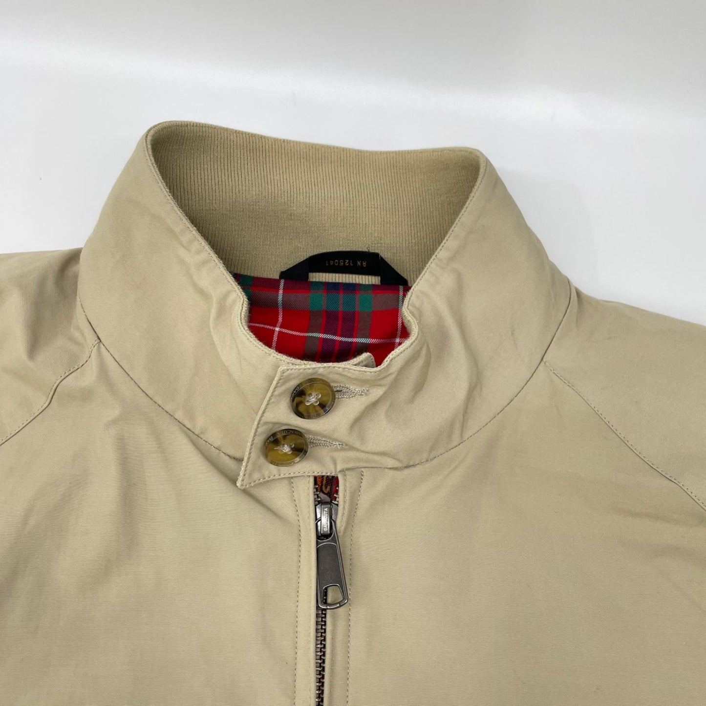 BARACUTA バラクータ 1801002 カーキベージュ 英国製 G9 スウィングトップ ハリントンジャケット ジャケット