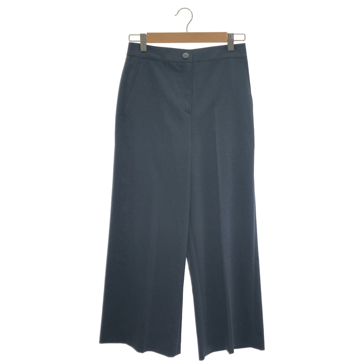 theory luxe セオリーリュクス 25SS ネイビー Sycamore 2 Kimie Pant ワイドパンツ ボトムス
