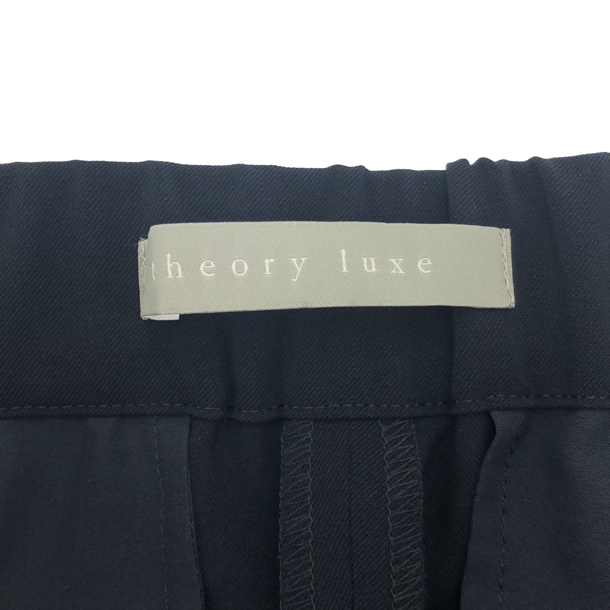 theory luxe セオリーリュクス 25SS ネイビー Sycamore 2 Kimie Pant ワイドパンツ ボトムス