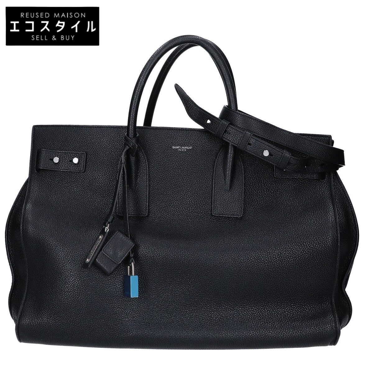 SAINT LAURENT PARIS サンローランパリ 478167 グレインレザー Sac De Jour Souple Large/サック・ド・ジュール スープル ラージ 2WAYトートバッグ ハンドバッグ