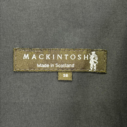 MACKINTOSH マッキントッシュ ID/IG/IP/IX ブラック ゴム引きステンカラーコート コート
