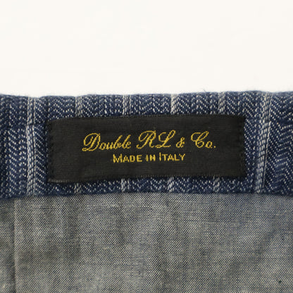 RRL RRL 782959825001 Made in Italy Indigo Cotton × Linen Center-vented Striped 3-button Tailored Jacket Jacket