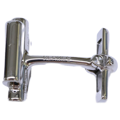 HERMES エルメス 【美品】H100129FP89 トゥルニ メタル/ヴォースイフト トレッセ カフリンクス カフス
