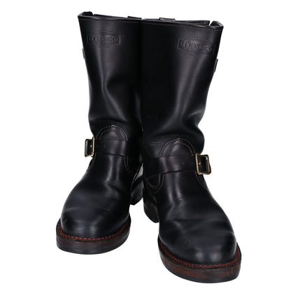WESCO ウエスコ BT7700430 ブラック CUSTOM BOSS/カスタムボス ダブルストラップ オレンジステッチ ダブルレザーミッドソール シューズ