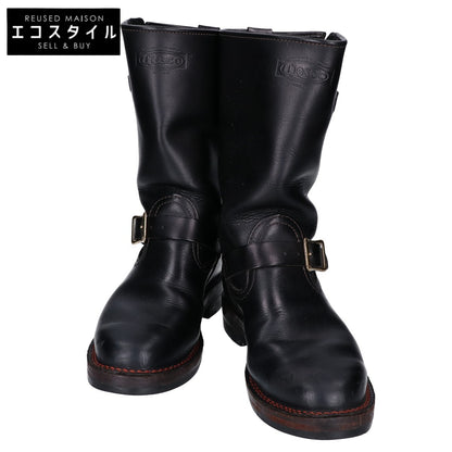 WESCO ウエスコ BT7700430 ブラック CUSTOM BOSS/カスタムボス ダブルストラップ オレンジステッチ ダブルレザーミッドソール シューズ