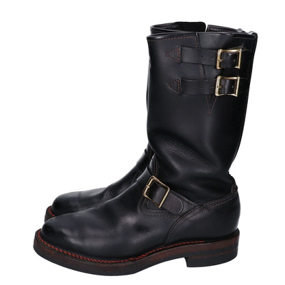 WESCO ウエスコ BT7700430 ブラック CUSTOM BOSS/カスタムボス ダブルストラップ オレンジステッチ ダブルレザーミッドソール シューズ