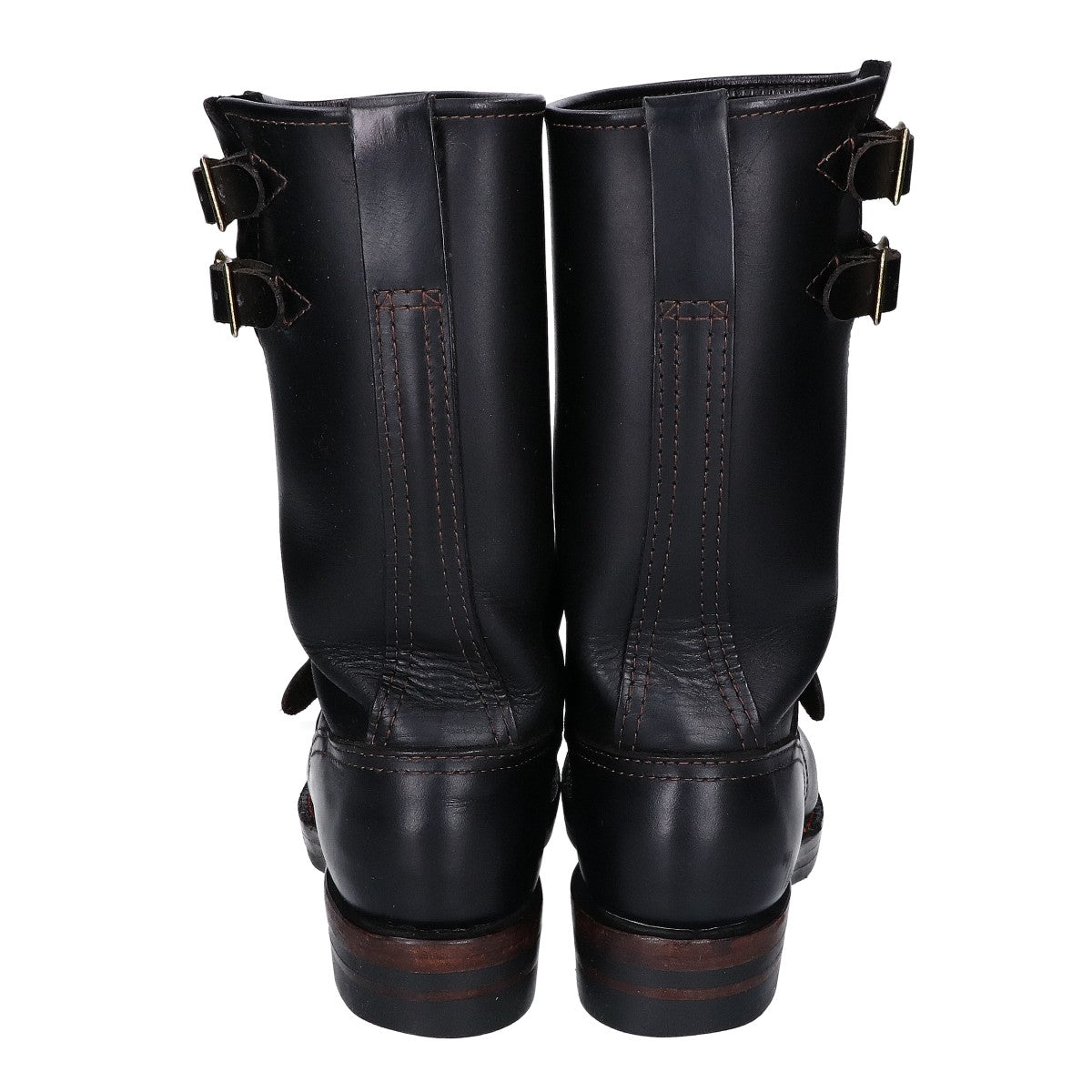WESCO ウエスコ BT7700430 ブラック CUSTOM BOSS/カスタムボス ダブルストラップ オレンジステッチ ダブルレザーミッドソール シューズ
