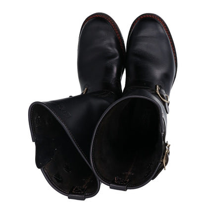 WESCO ウエスコ BT7700430 ブラック CUSTOM BOSS/カスタムボス ダブルストラップ オレンジステッチ ダブルレザーミッドソール シューズ