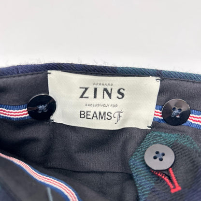 BERNARD ZINS ベルナールザンス 【BEAMS F 別注】21-23-0693-727 ブラックウォッチ BERNARD ZINS スラックスパンツ ボトムス