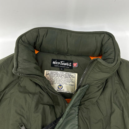 WILD THINGS ワイルドシングス 【×AVIREX】WT21214AX1 カーキ HAPPY JACKET ハッピージャケット 中綿ジャケット ジャケット